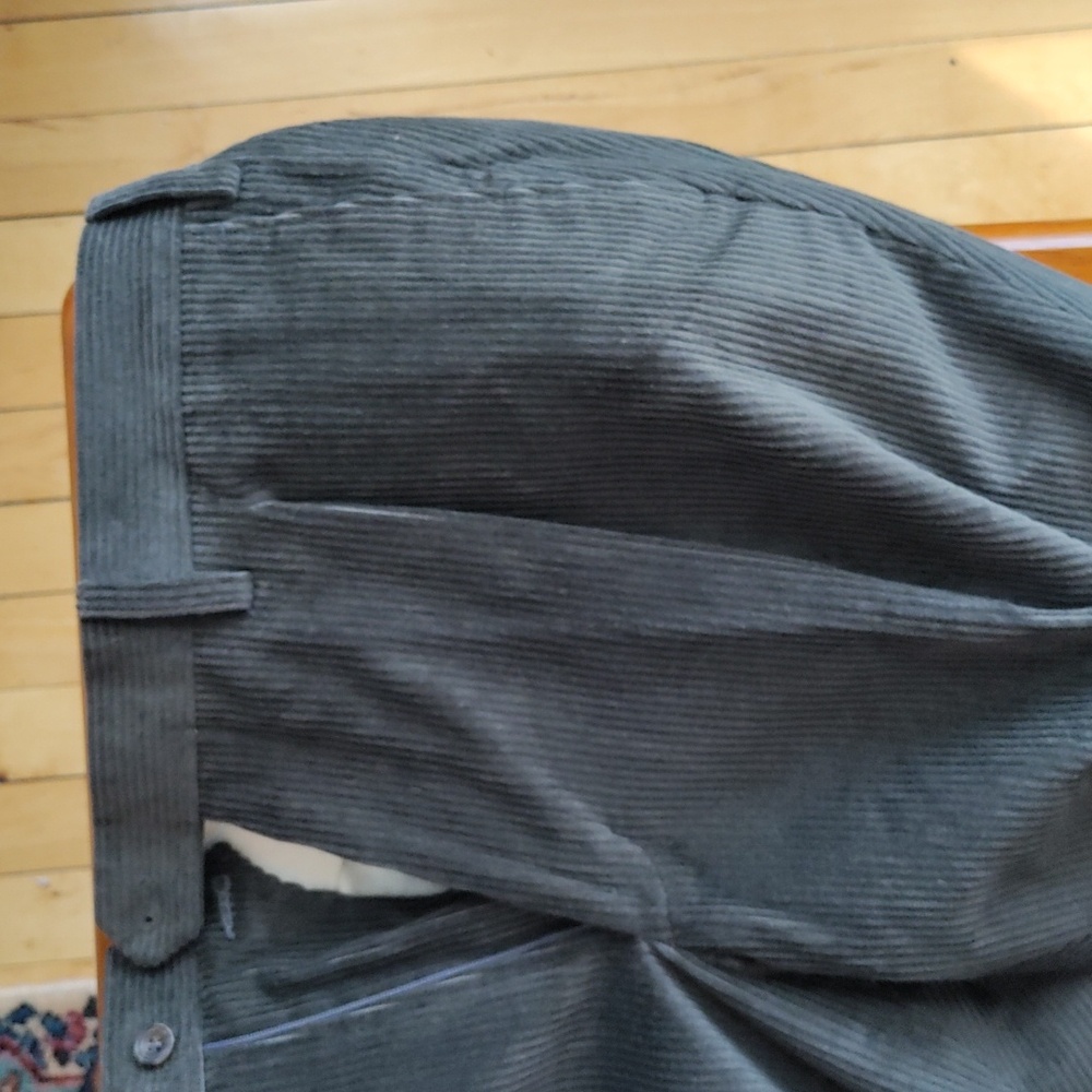 Turnbull & Asser Dark Green Corduroy Men's Pants - Picture 7 of 8